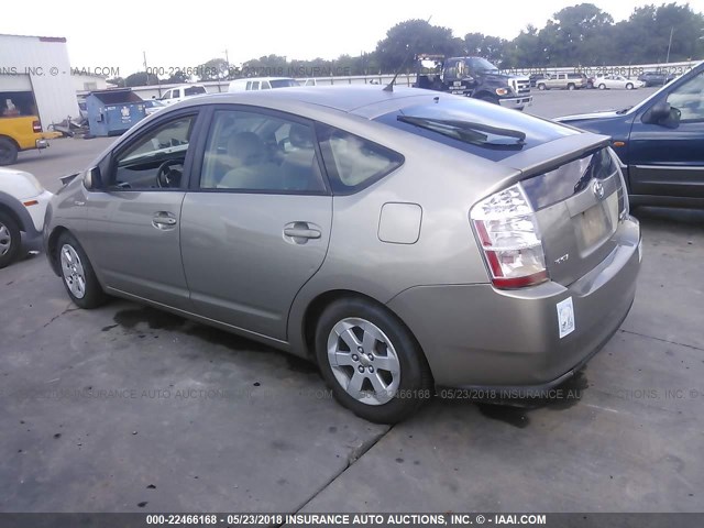 JTDKB22U867533132 - 2006 TOYOTA PRIUS ოქროსფერი ფოტო 3