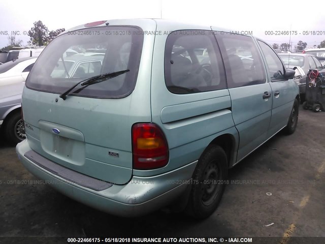 2FMDA51U0WBB65885 - 1998 FORD WINDSTAR WAGON GREEN photo 4