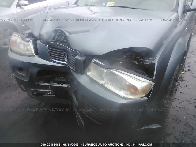 5GZCZ33Z27S876757 - 2007 SATURN VUE HYBRID GRAY photo 6