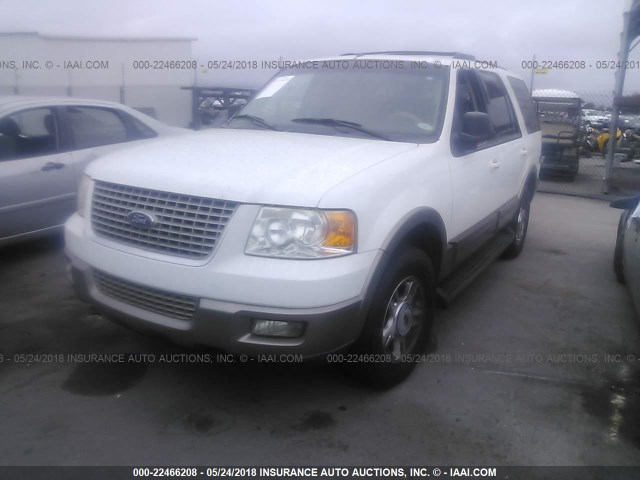 1FMFU18L43LA87046 - 2003 FORD EXPEDITION EDDIE BAUER WHITE photo 2