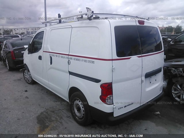 3N63M0YN0FK697315 - 2015 CHEVROLET CITY EXPRESS LS WHITE photo 3