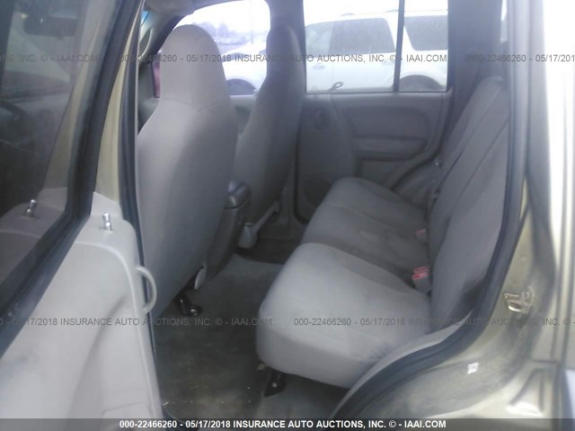 1J4GK48KX4W286670 - 2004 JEEP LIBERTY SPORT 米色 照片 8