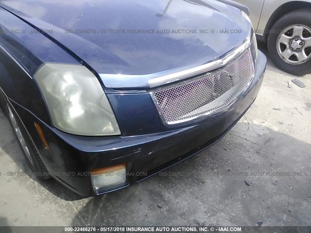 1G6DM57T960101794 - 2006 CADILLAC CTS BLUE photo 6