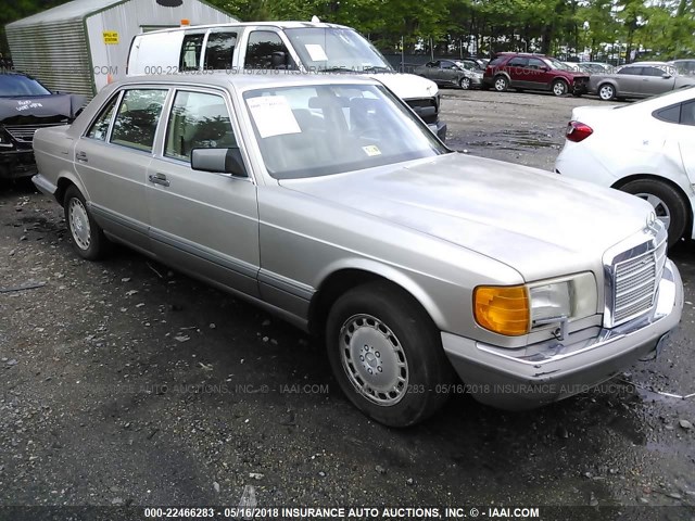 WDBCA39E5MA584954 - 1991 MERCEDES-BENZ 560 SEL BEIGE photo 1