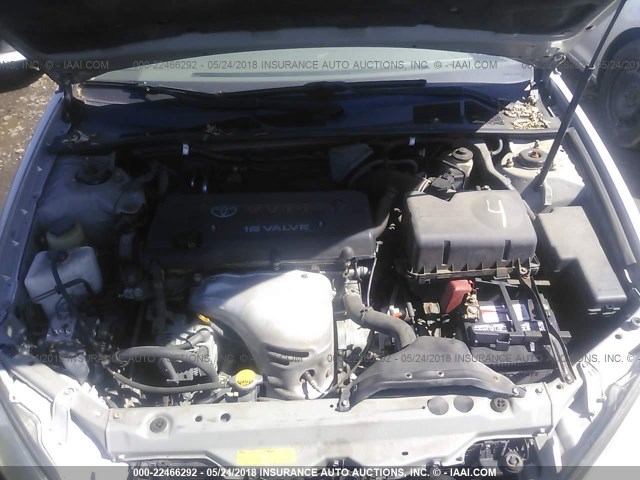 4T1BE32K43U163141 - 2003 TOYOTA CAMRY LE/XLE/SE ვერცხლისფერი ფოტო 10