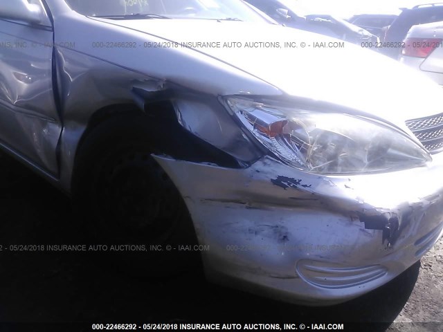 4T1BE32K43U163141 - 2003 TOYOTA CAMRY LE/XLE/SE ვერცხლისფერი ფოტო 6