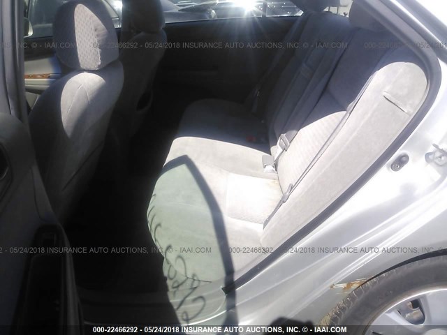 4T1BE32K43U163141 - 2003 TOYOTA CAMRY LE/XLE/SE ვერცხლისფერი ფოტო 8