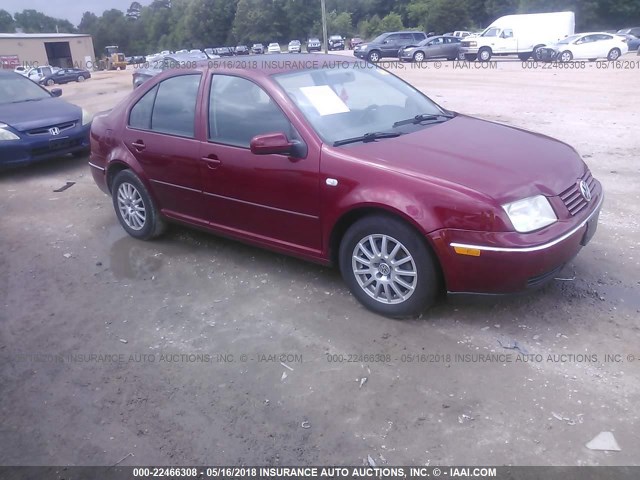 3VWSE69M24M120255 - 2004 VOLKSWAGEN JETTA GLS RED photo 1