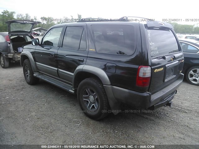 JT3HN87R2X9027279 - 1999 TOYOTA 4RUNNER LIMITED BLACK photo 3