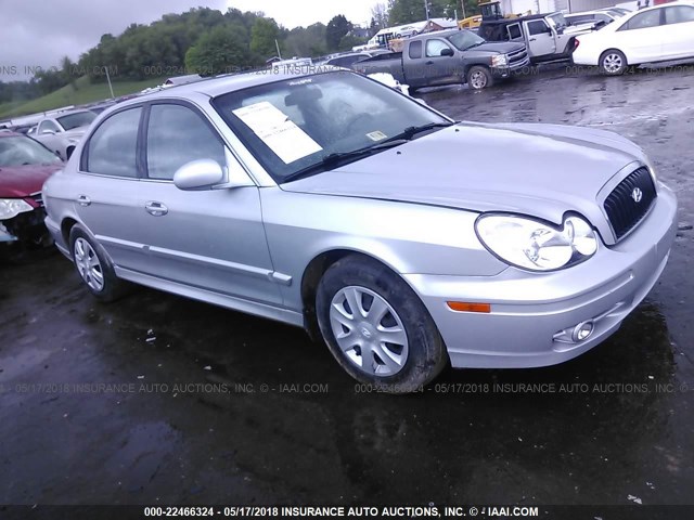 KMHWF25S94A058103 - 2004 HYUNDAI SONATA GL SILVER photo 1