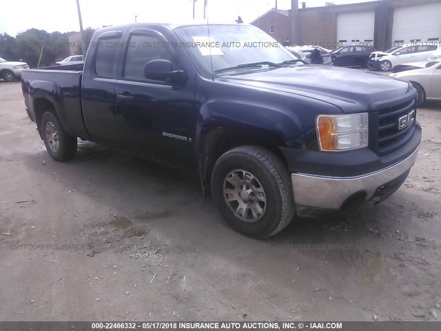 2GTEK19C071584868 - 2007 GMC NEW SIERRA K1500 BLUE photo 1