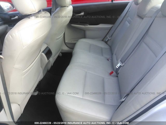 4T4BF1FK6DR297412 - 2013 TOYOTA CAMRY L/SE/LE/XLE SILVER photo 8