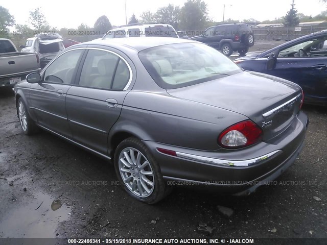 SAJWA51A87WJ07785 - 2007 JAGUAR X-TYPE 3.0 GRAY photo 3