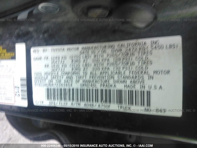 5TELU42N47Z343454 - 2007 TOYOTA TACOMA DOUBLE CAB ლურჯი ფოტო 9