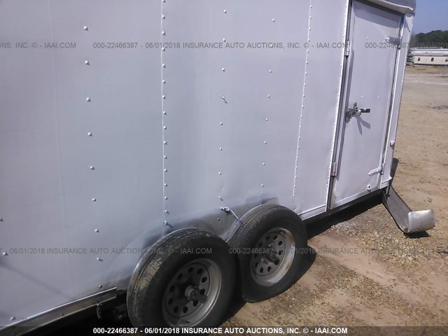 4D6EB1423CC030218 - 2012 CARGO CRAFT TRAILER  WHITE photo 5