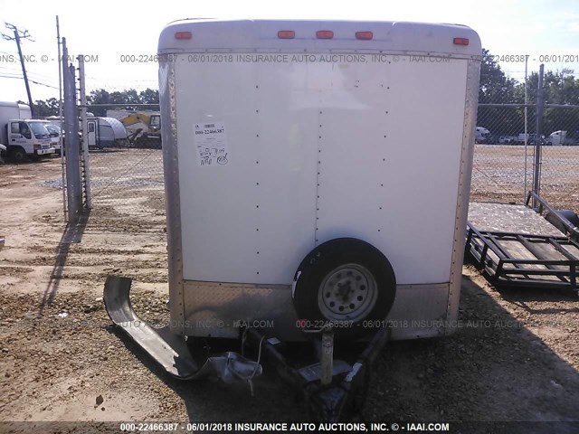 4D6EB1423CC030218 - 2012 CARGO CRAFT TRAILER  WHITE photo 6