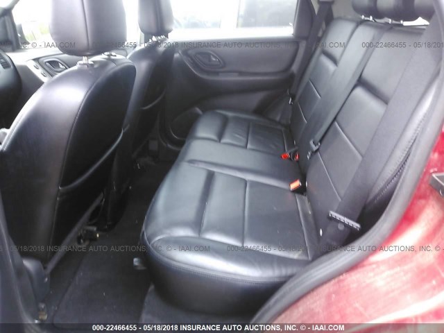 1FMCU94195KA51397 - 2005 FORD ESCAPE LIMITED RED photo 8