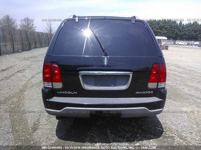 5LMEU88H05ZJ30665 - 2005 LINCOLN AVIATOR 黑色 照片 6