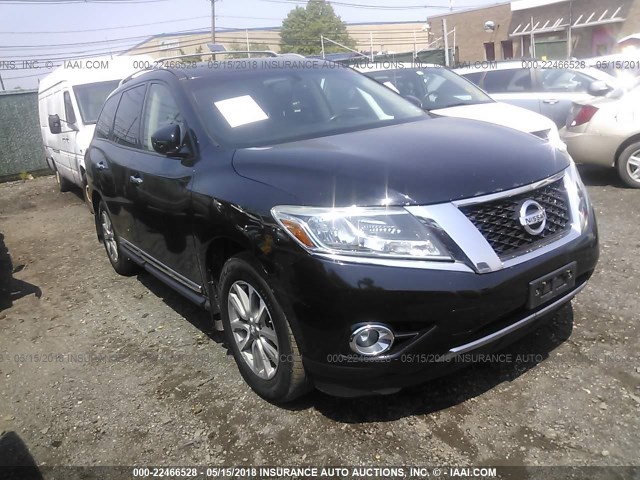 5N1AR2MM3DC612017 - 2013 NISSAN PATHFINDER S/SV/SL/PLATINUM 黑色 照片 1