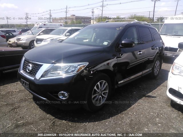 5N1AR2MM3DC612017 - 2013 NISSAN PATHFINDER S/SV/SL/PLATINUM 黑色 照片 2