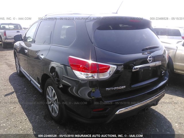 5N1AR2MM3DC612017 - 2013 NISSAN PATHFINDER S/SV/SL/PLATINUM 黑色 照片 3