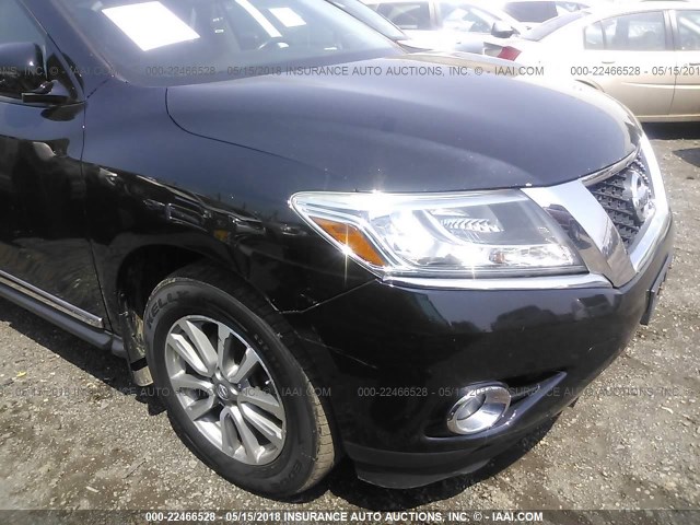 5N1AR2MM3DC612017 - 2013 NISSAN PATHFINDER S/SV/SL/PLATINUM 黑色 照片 6