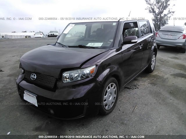 JTLKE50E591086596 - 2009 TOYOTA SCION XB PURPLE photo 2