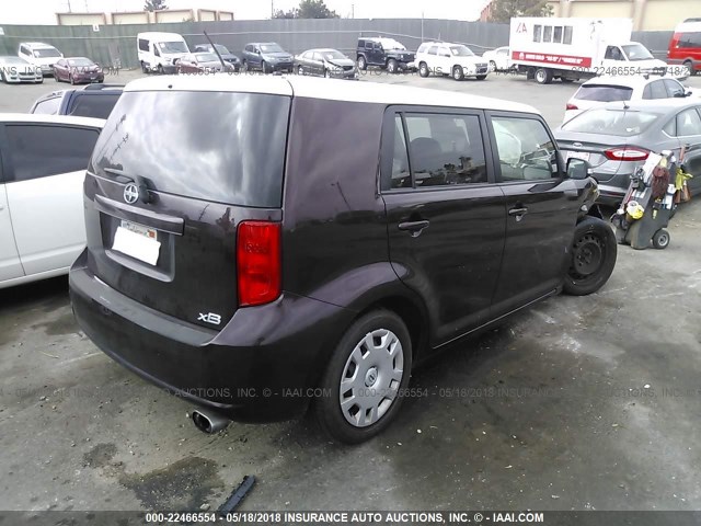 JTLKE50E591086596 - 2009 TOYOTA SCION XB PURPLE photo 4