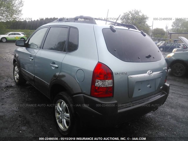 KM8JN72DX6U351588 - 2006 HYUNDAI TUCSON GLS/LIMITED GREEN photo 3