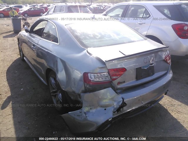 WAUCVAFRXBA028814 - 2011 AUDI S5 PREMIUM PLUS GRAY photo 3