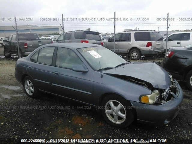 3N1CB51A5YL385794 - 2000 NISSAN SENTRA XE/GXE GRAY photo 1