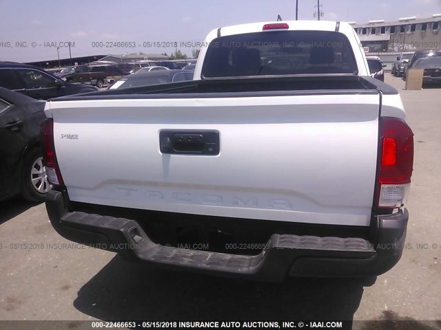 5TFRX5GN4GX054579 - 2016 TOYOTA TACOMA ACCESS CAB/SR/SR5 WHITE photo 6