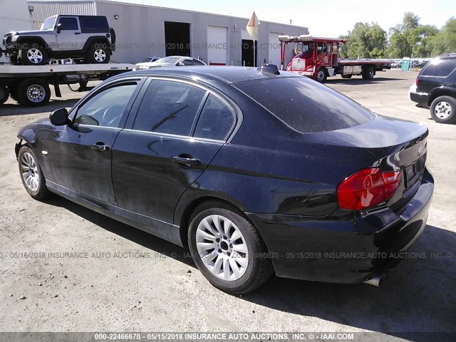 WBAPH53559A438707 - 2009 BMW 328 I SULEV BLACK photo 3