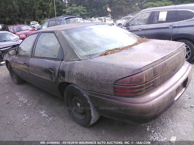 1B3HD46T4SF503127 - 1995 DODGE INTREPID PURPLE photo 3