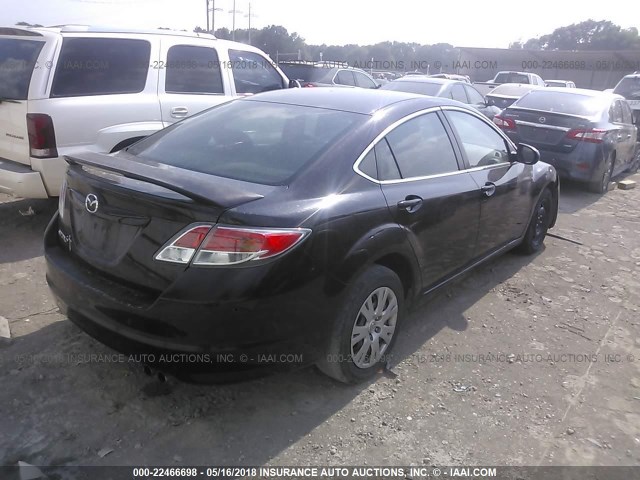 1YVHP81A495M34971 - 2009 MAZDA 6 I MAROON photo 4