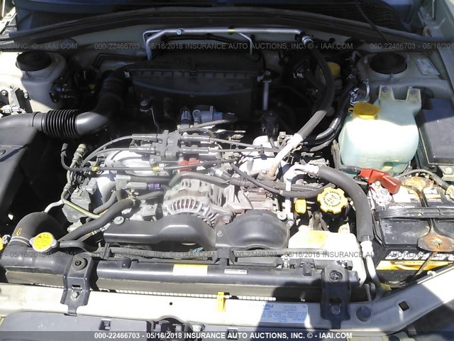 JF1SG65634H748002 - 2004 SUBARU FORESTER 2.5XS ოქროსფერი ფოტო 10