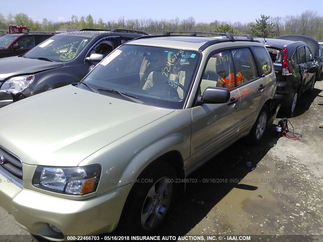JF1SG65634H748002 - 2004 SUBARU FORESTER 2.5XS ოქროსფერი ფოტო 2