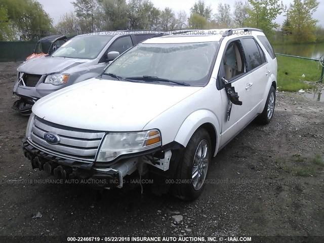 1FMDK06W98GA15585 - 2008 FORD TAURUS X LIMITED WHITE photo 2