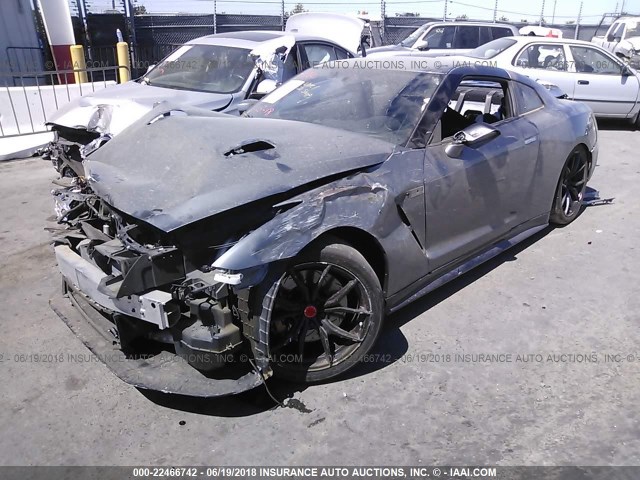 JN1AR5EF8AM231438 - 2010 NISSAN GT-R PREMIUM GRAY photo 2