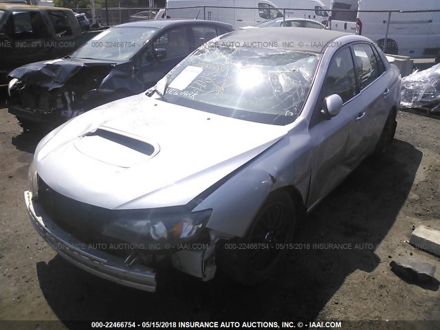 JF1GE74678G512614 - 2008 SUBARU IMPREZA WRX SILVER photo 2