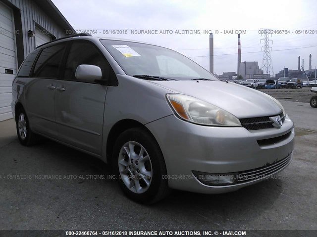 5TDZA22C85S278737 - 2005 TOYOTA SIENNA XLE/XLE LIMITED SILVER photo 1