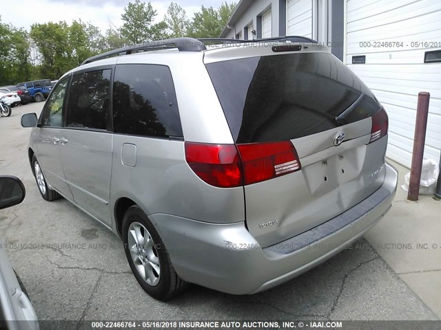 5TDZA22C85S278737 - 2005 TOYOTA SIENNA XLE/XLE LIMITED SILVER photo 3