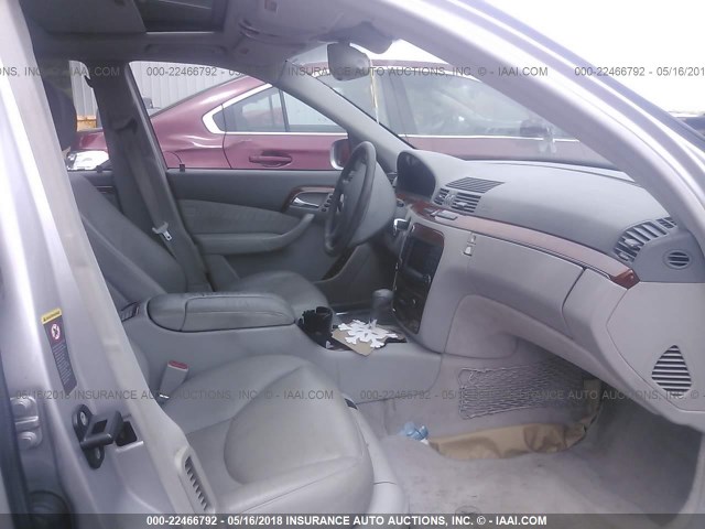 WDBNG83J24A423391 - 2004 MERCEDES-BENZ S 430 4MATIC SILVER photo 5