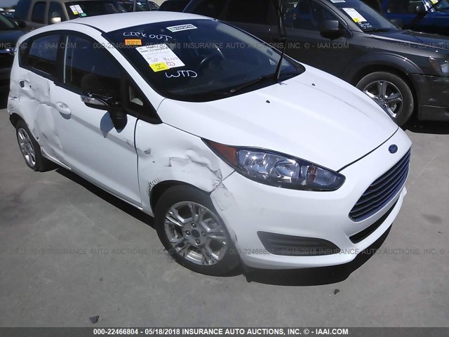 3FADP4EJ6GM155140 - 2016 FORD FIESTA SE WHITE photo 1