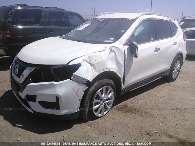 5N1AT2MT7HC820996 - 2017 NISSAN ROGUE S/SL WHITE photo 2