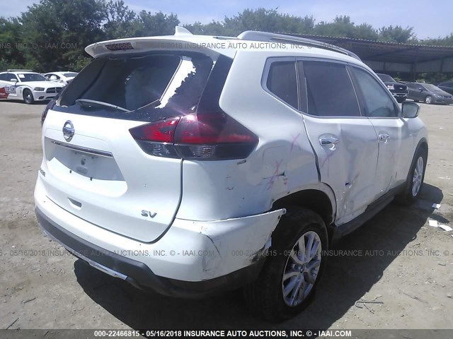 5N1AT2MT7HC820996 - 2017 NISSAN ROGUE S/SL WHITE photo 4