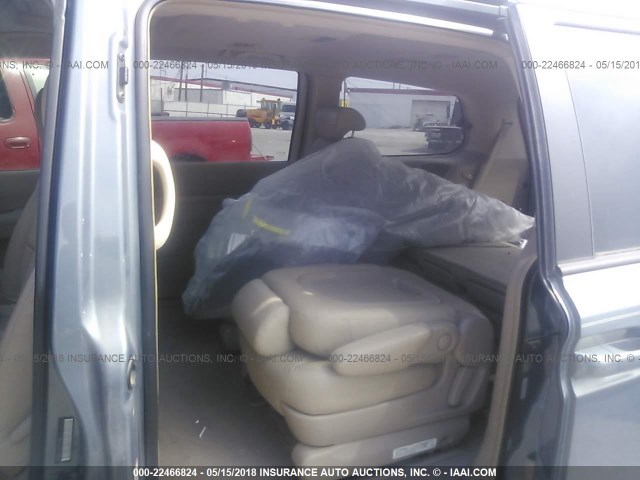 KNDMB233676170240 - 2007 KIA SEDONA EX/LX GRAY photo 8