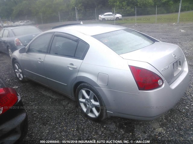 1N4BA41E25C814704 - 2005 NISSAN MAXIMA SE/SL SILVER photo 3