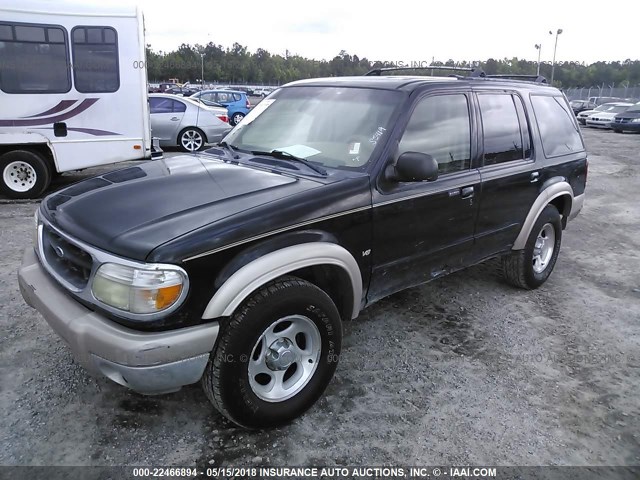 1FMZU64P11UB23303 - 2001 FORD EXPLORER EDDIE BAUER BLACK photo 2