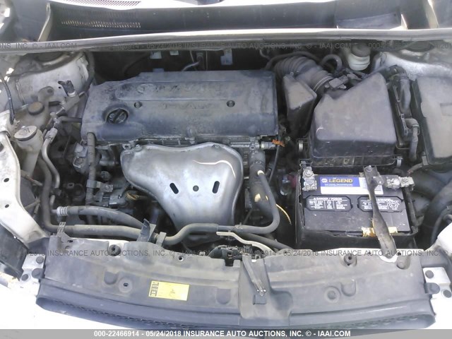 JTLZE4FE9B1121601 - 2011 TOYOTA SCION XB WHITE photo 10